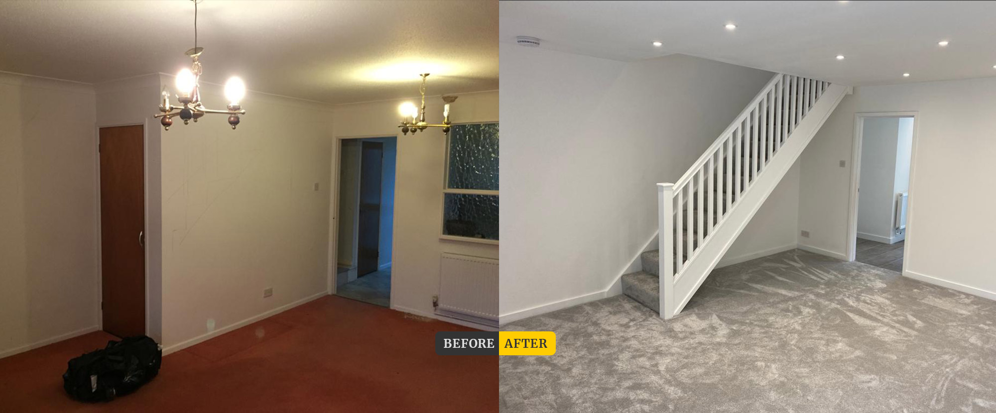 Before and after Conversion