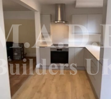 Timber Frame Extension to Create Open Plan Utility Kitchen and dining room